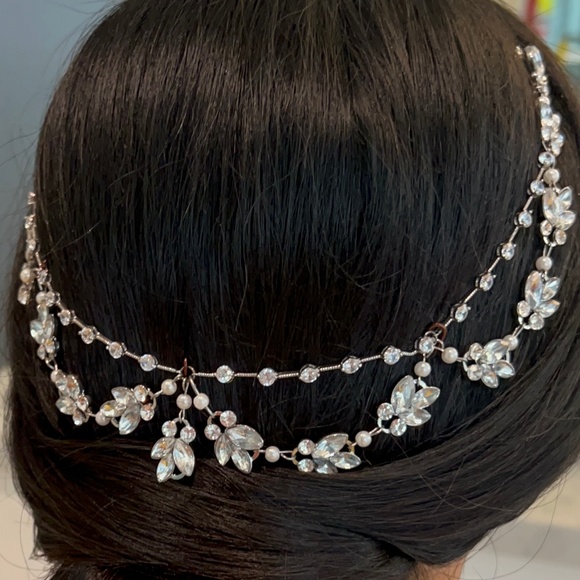 Crystal and Pearl Bridal Headpiece